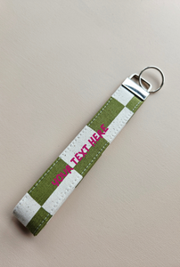 Personalised Wristlet Keychain - Forest
