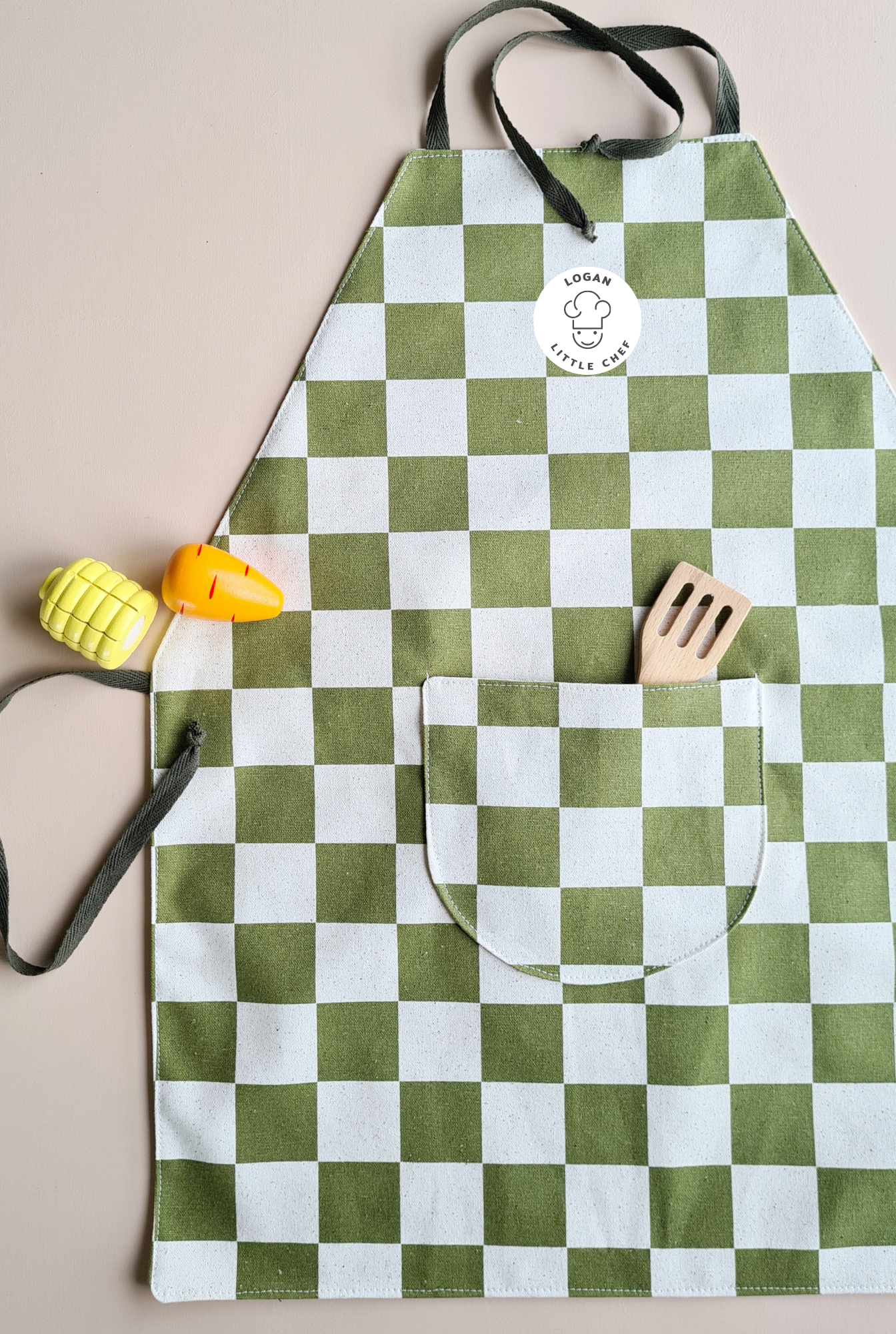 Personalised Kids Apron - Forest