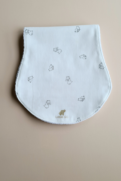 Double Cotton Burp Cloth (2pk) - Whiskers