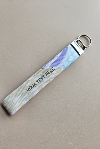 Personalised Wristlet Keychain - Multi Pastels