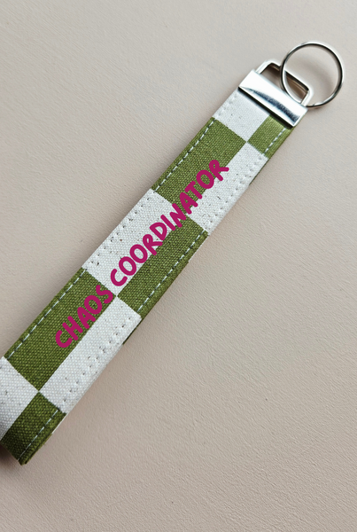 Personalised Wristlet Keychain - Forest