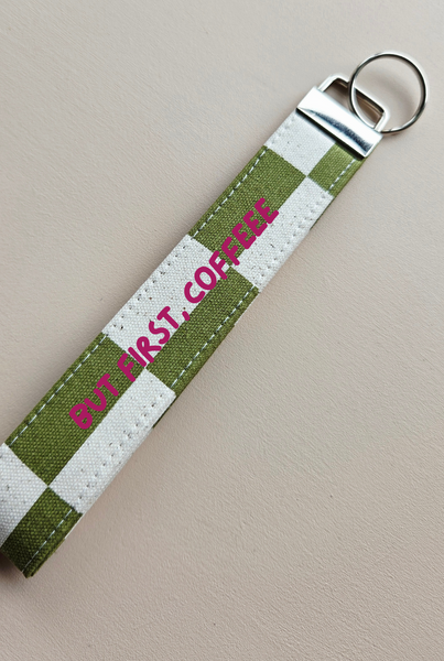 Personalised Wristlet Keychain - Forest