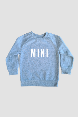 Kids Crew Sweatshirt - Marble Grey