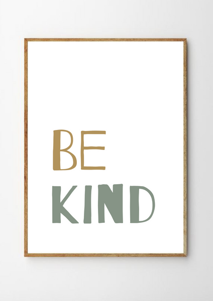 Be Kind - Nursery Printable Art