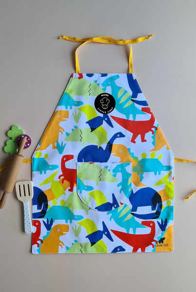 Personalised Kids Apron - Dinos