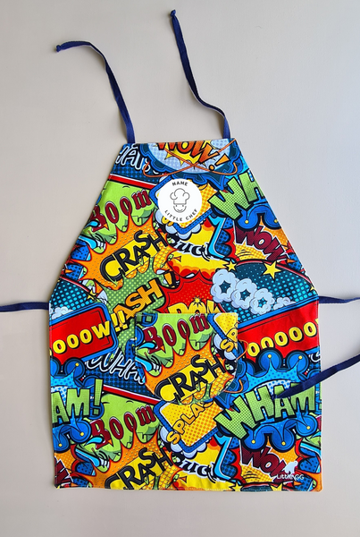 Personalised Kids Apron - Crash!