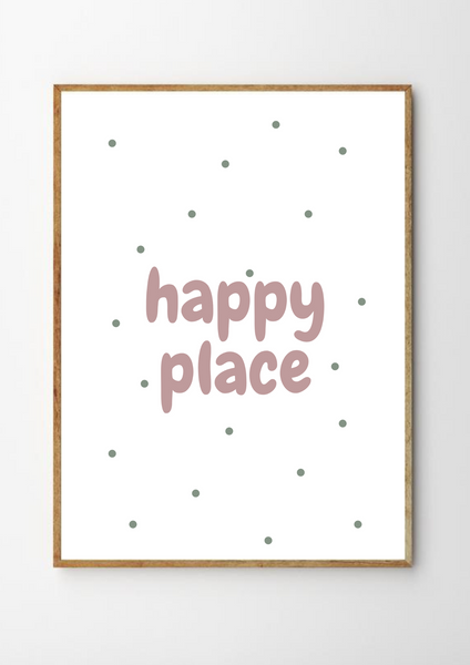 Happy Place - Nursery Printable Art