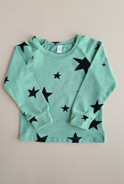 Cotton Pyjamas Set - Minty Stars