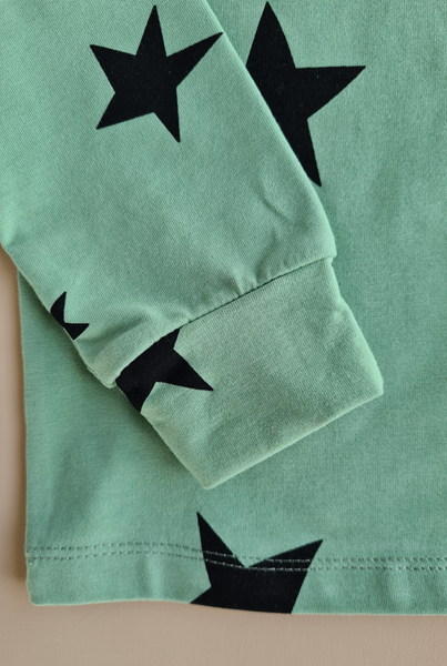 Cotton Pyjamas Set - Minty Stars