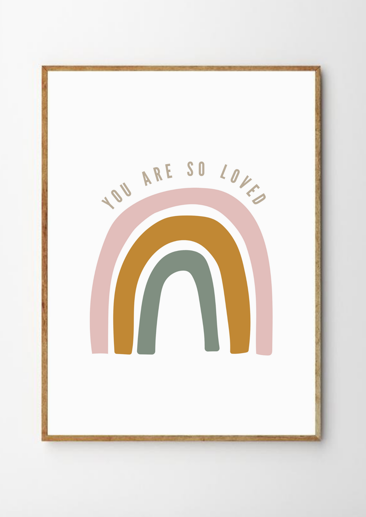 Modern Rainbow - Nursery Printable Art