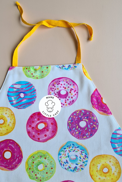 Personalised Kids Apron - Donuts!